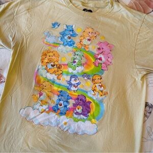 Hot Topic Care Bears Yellow Graphic Tee - Short Sleeve